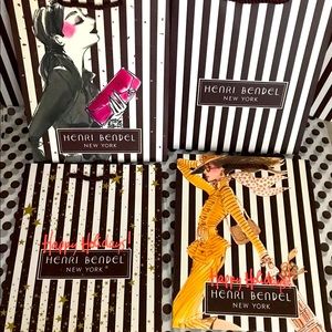 Henri Bendel 4 shopping bags